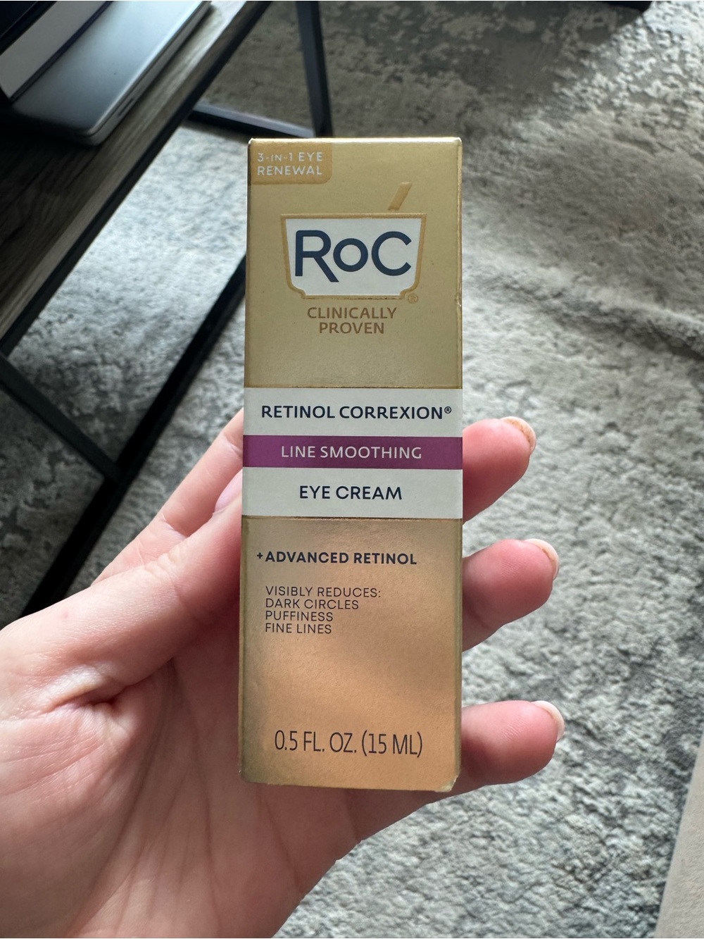 RoC Retinol Correxion Line Smoothing Eye Cream - Gold